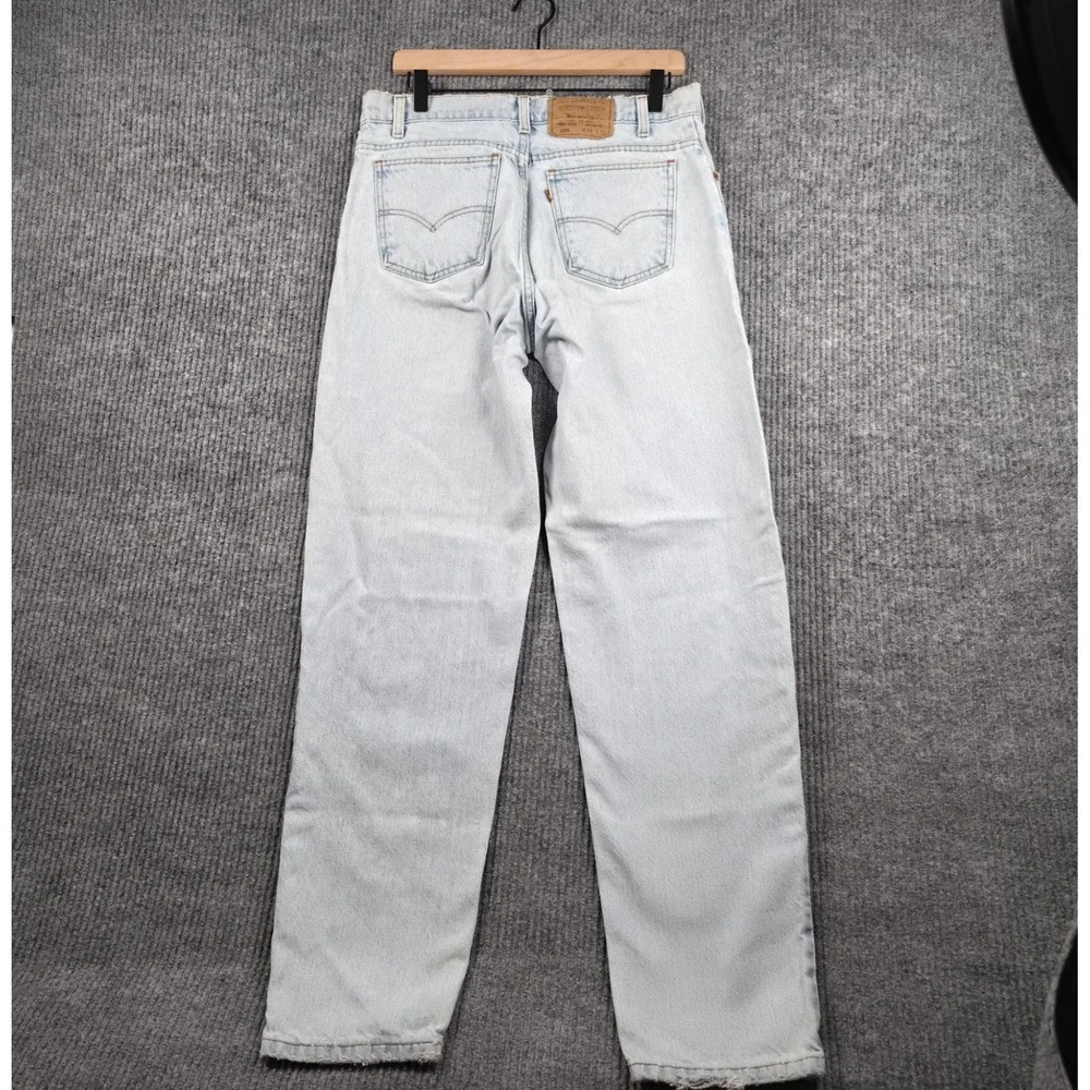 Levi's 550 Relaxed Fit Jeans Mens 34x32 Light Wash Orange Tab Vintage 90s Y2K